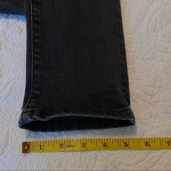 BDG Girlfriend High Rise Button Fly Faded Black Skinny Jeans - 25 - Picture 11 of 14